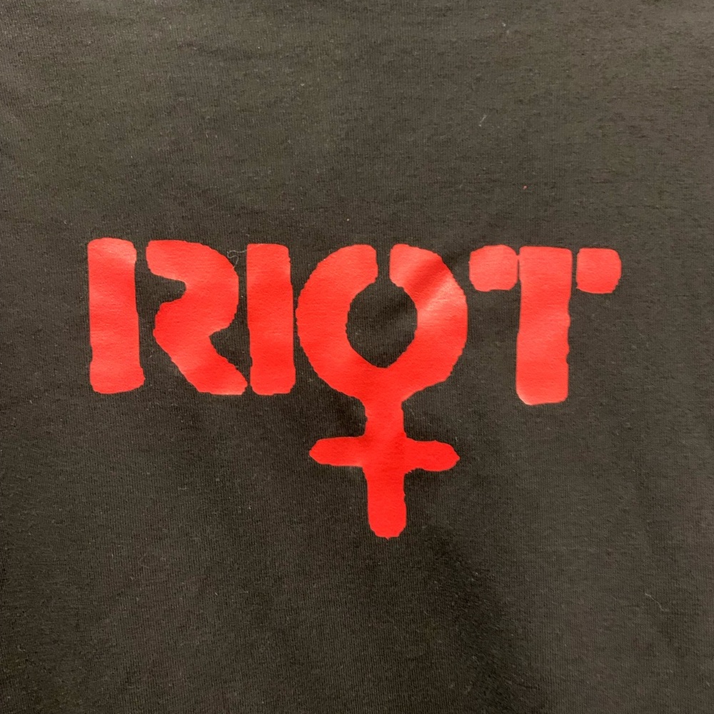 Feminism Riot Tee (handmade)